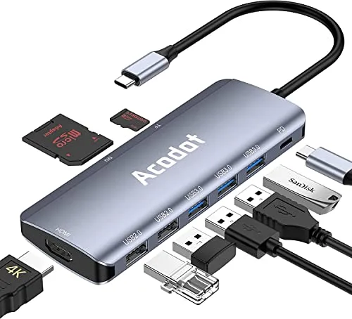 Acodot USB-C Hub 9-in-1