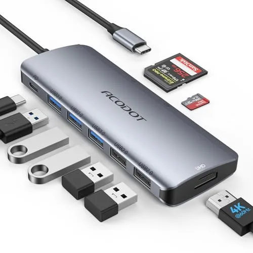 Acodot USB-C Hub 9-in-1